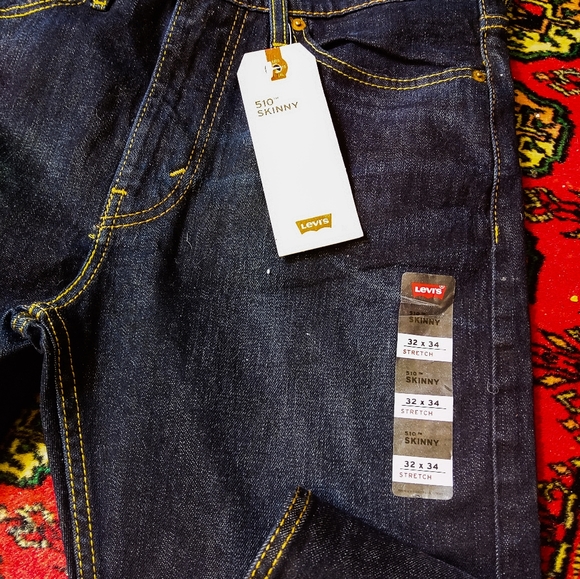 "LEVI'S " LEVI STRAUSS &CO.  510 SKINNY STRETCH        32 X 34 - Picture 5 of 6